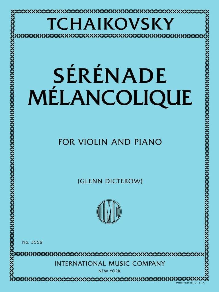 Serenade Melancolique (Dicterow)